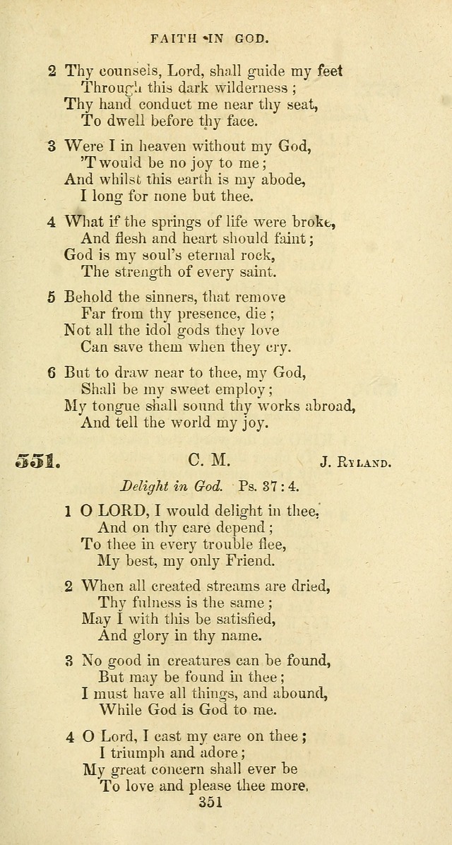 The Baptist Psalmody: a selection of hymns for the worship of God page 351