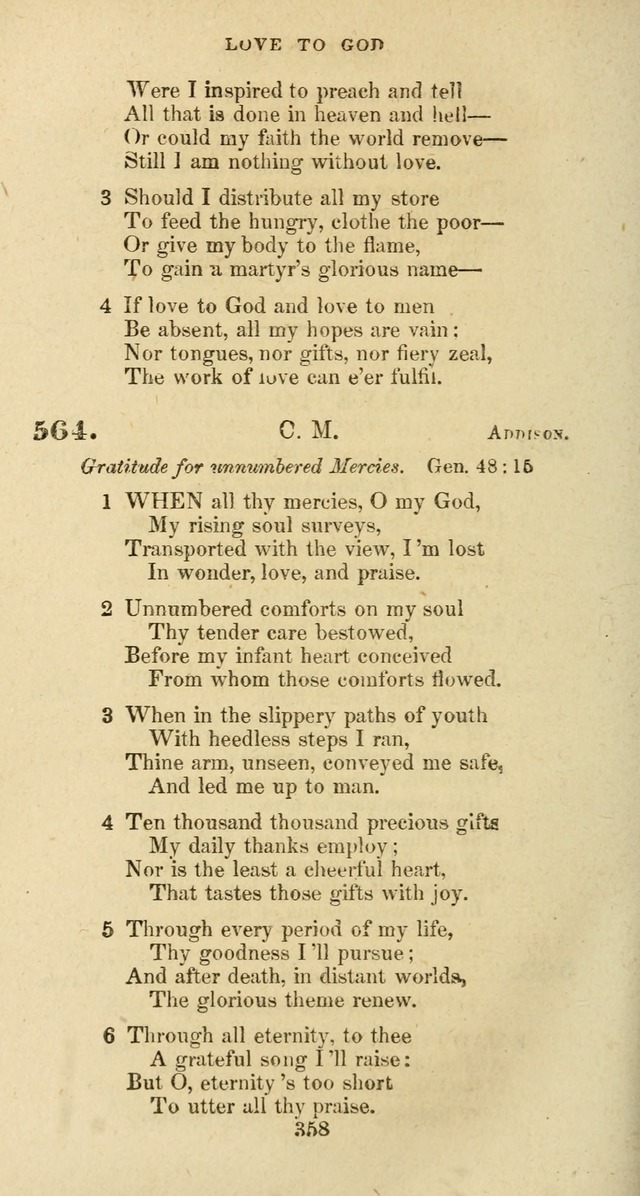 The Baptist Psalmody: a selection of hymns for the worship of God page 358