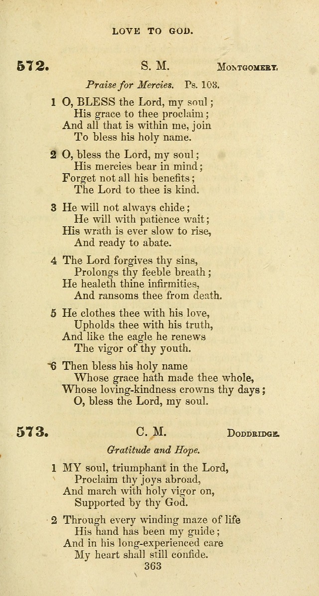 The Baptist Psalmody: a selection of hymns for the worship of God page 363