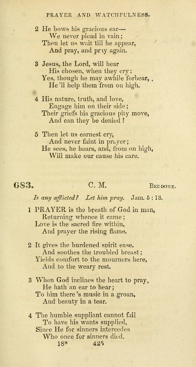 The Baptist Psalmody: a selection of hymns for the worship of God page 425