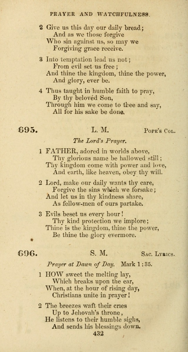 The Baptist Psalmody: a selection of hymns for the worship of God page 432