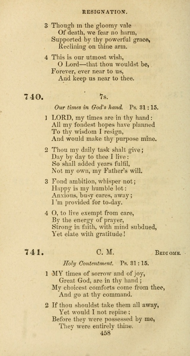 The Baptist Psalmody: a selection of hymns for the worship of God page 458