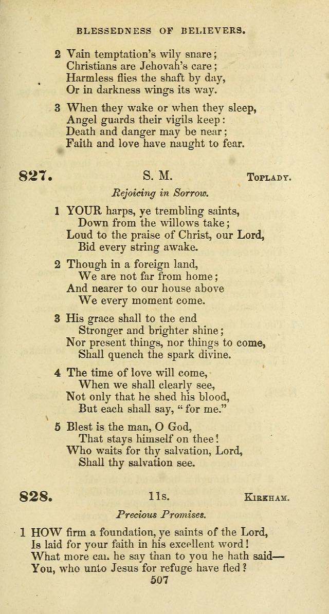 The Baptist Psalmody: a selection of hymns for the worship of God page 507