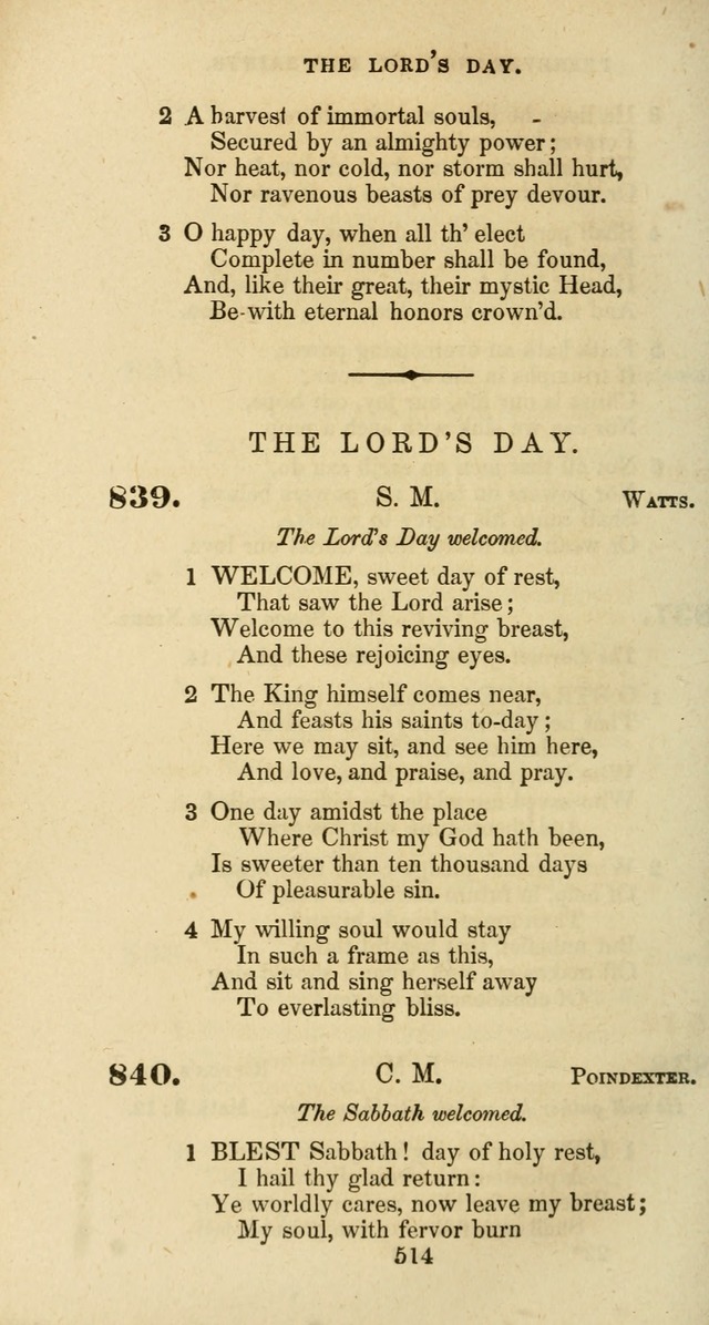 The Baptist Psalmody: a selection of hymns for the worship of God page 514