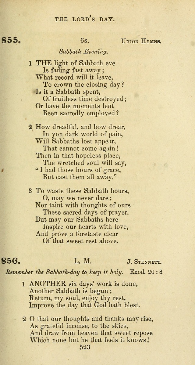 The Baptist Psalmody: a selection of hymns for the worship of God page 523