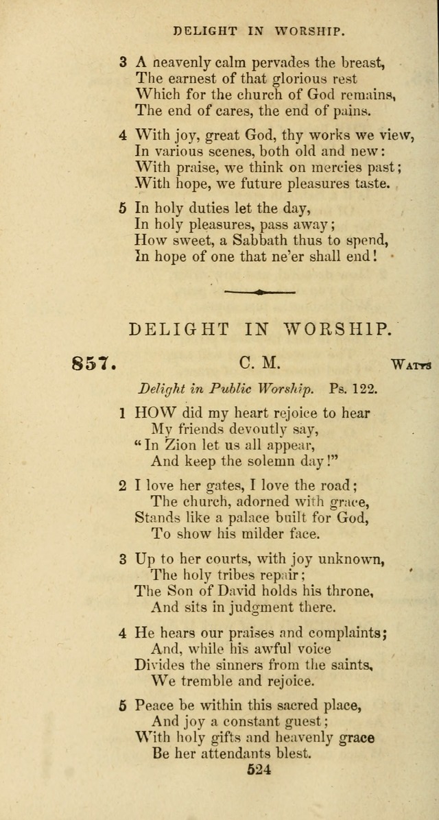 The Baptist Psalmody: a selection of hymns for the worship of God page 524