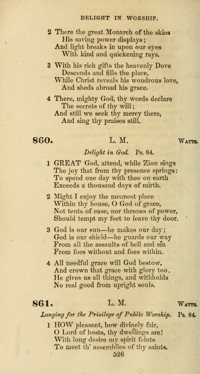 The Baptist Psalmody: a selection of hymns for the worship of God page 526