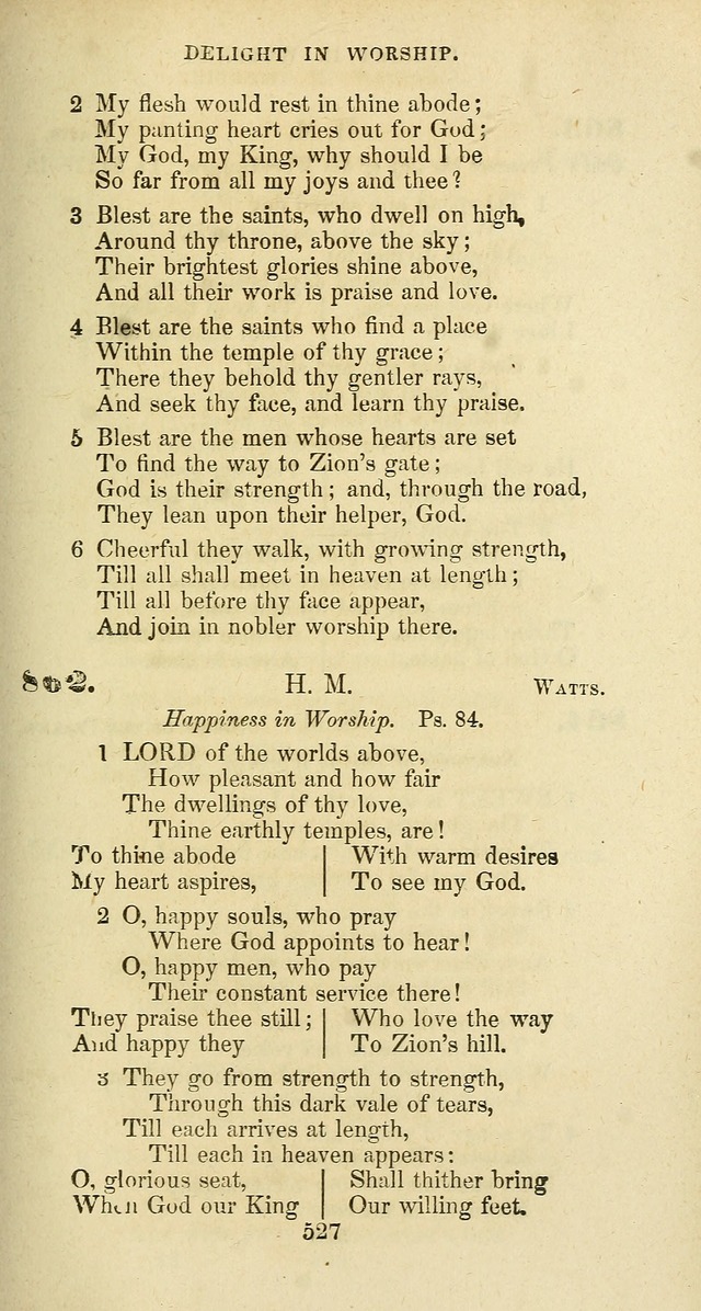 The Baptist Psalmody: a selection of hymns for the worship of God page 527
