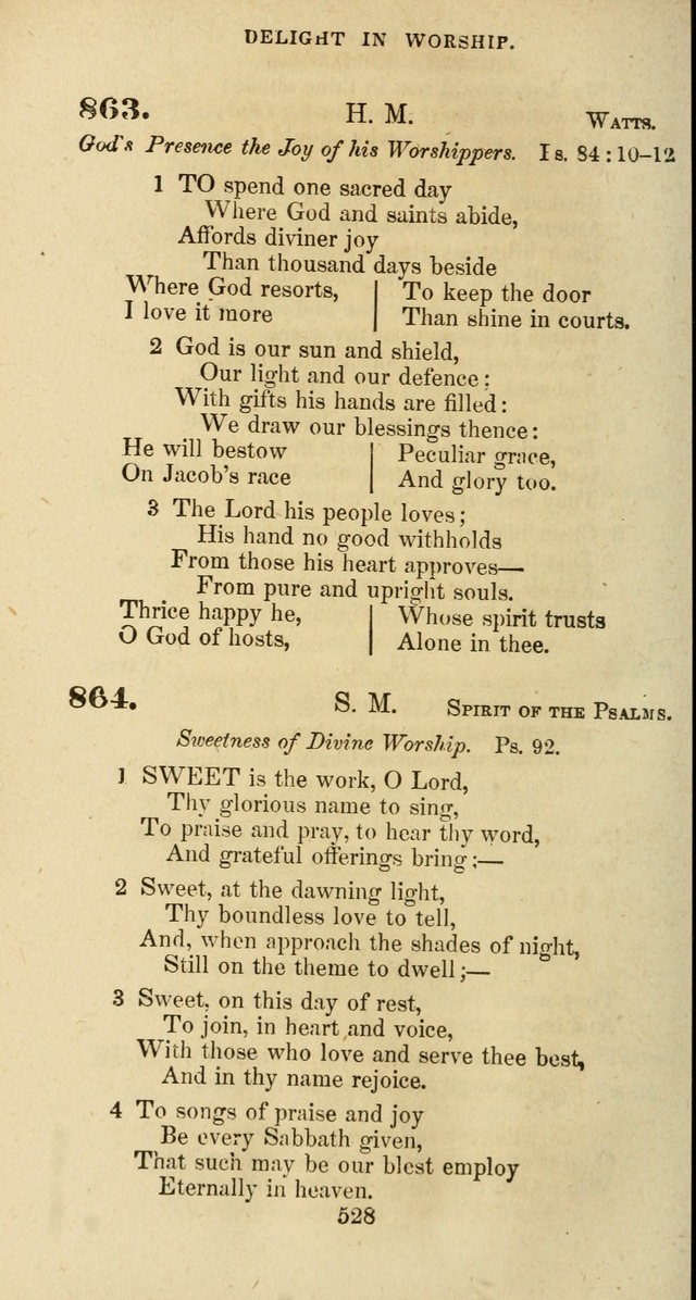 The Baptist Psalmody: a selection of hymns for the worship of God page 528