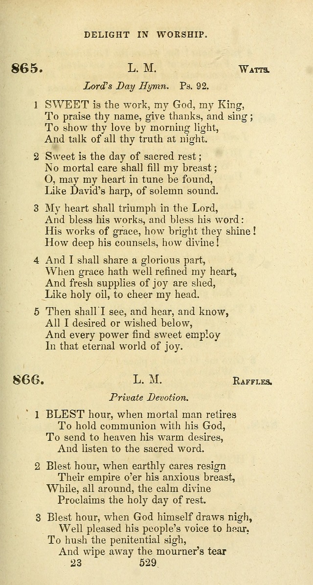The Baptist Psalmody: a selection of hymns for the worship of God page 529