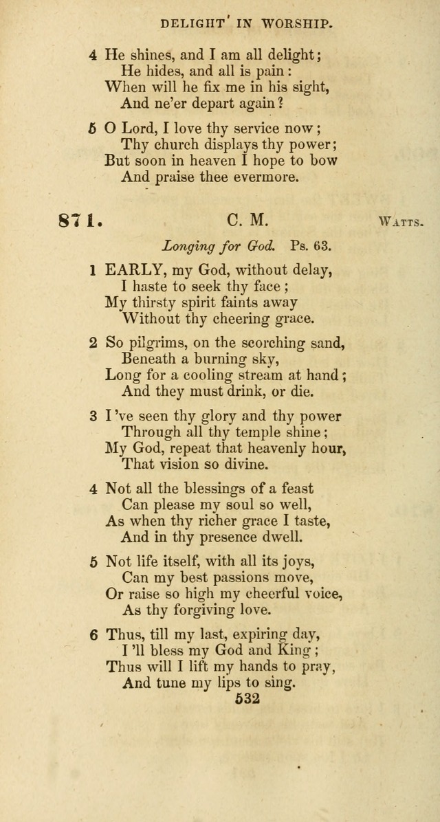 The Baptist Psalmody: a selection of hymns for the worship of God page 532