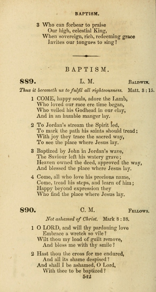 The Baptist Psalmody: a selection of hymns for the worship of God page 542