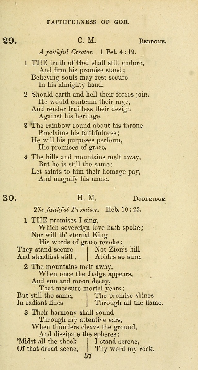 The Baptist Psalmody: a selection of hymns for the worship of God page 57