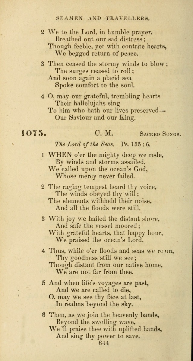 The Baptist Psalmody: a selection of hymns for the worship of God page 644