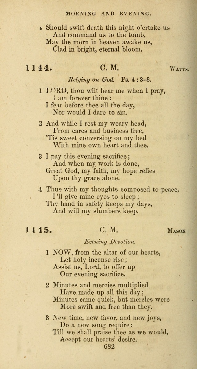 The Baptist Psalmody: a selection of hymns for the worship of God page 682