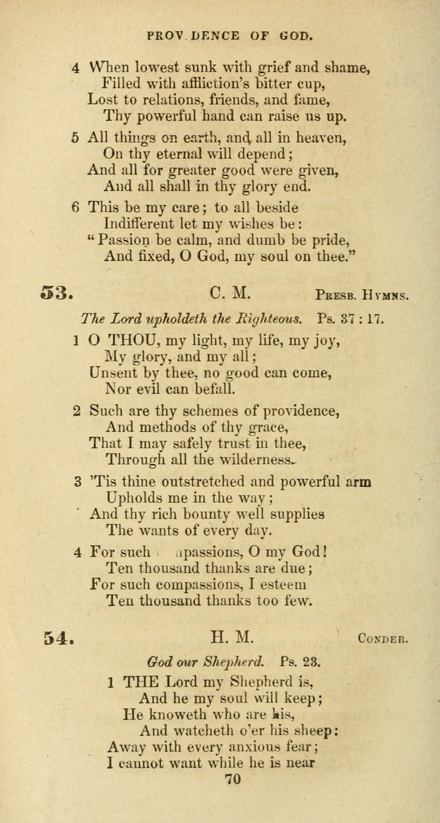 The Baptist Psalmody: a selection of hymns for the worship of God page 70