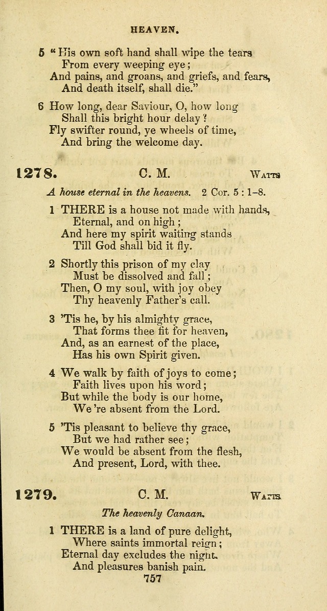 The Baptist Psalmody: a selection of hymns for the worship of God page 757