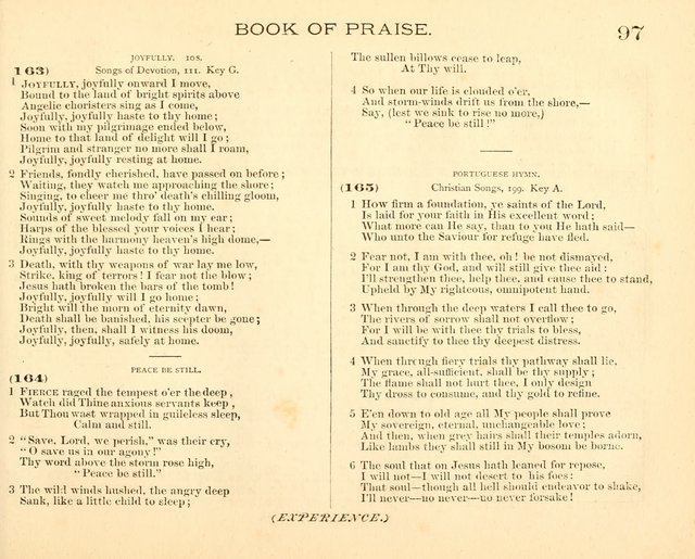 Book of Praise for the Sunday School: with hymns and tunes appropriate for the prayer meeting and the home circle page 100