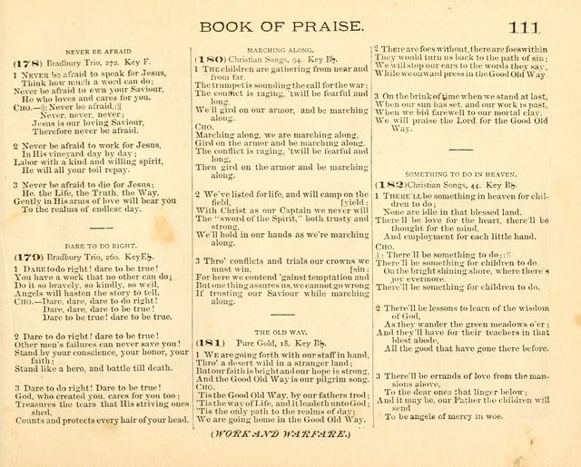 Book of Praise for the Sunday School: with hymns and tunes appropriate for the prayer meeting and the home circle page 114
