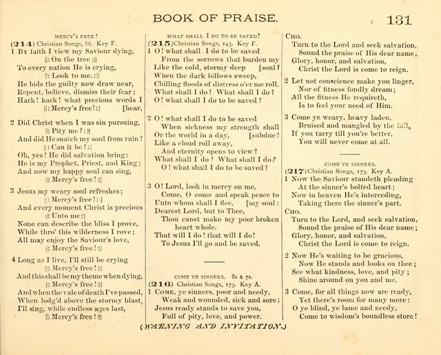 Book of Praise for the Sunday School: with hymns and tunes appropriate for the prayer meeting and the home circle page 134