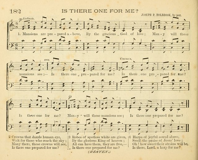 Book of Praise for the Sunday School: with hymns and tunes appropriate for the prayer meeting and the home circle page 185