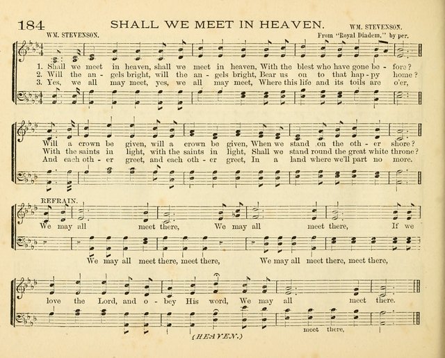 Book of Praise for the Sunday School: with hymns and tunes appropriate for the prayer meeting and the home circle page 187
