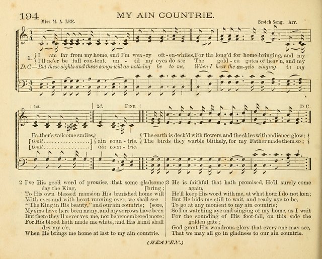 Book of Praise for the Sunday School: with hymns and tunes appropriate for the prayer meeting and the home circle page 197