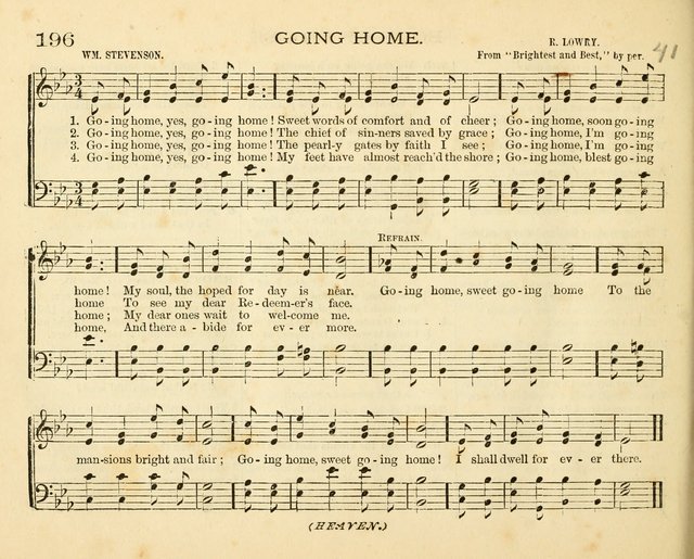 Book of Praise for the Sunday School: with hymns and tunes appropriate for the prayer meeting and the home circle page 199