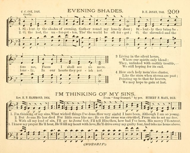 Book of Praise for the Sunday School: with hymns and tunes appropriate for the prayer meeting and the home circle page 212