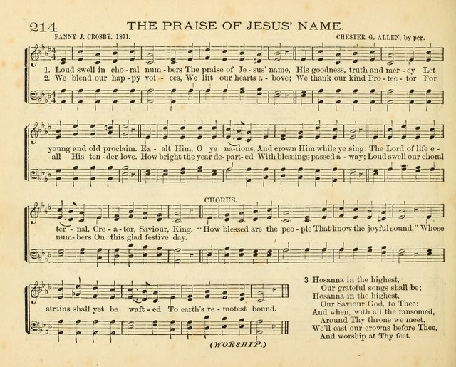 Book of Praise for the Sunday School: with hymns and tunes appropriate for the prayer meeting and the home circle page 217