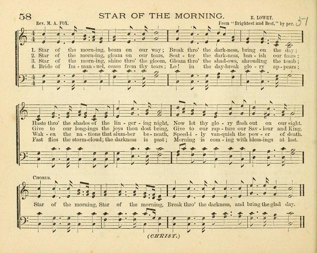 Book of Praise for the Sunday School: with hymns and tunes appropriate for the prayer meeting and the home circle page 61