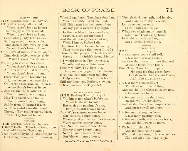 Book of Praise for the Sunday School: with hymns and tunes appropriate for the prayer meeting and the home circle page 74