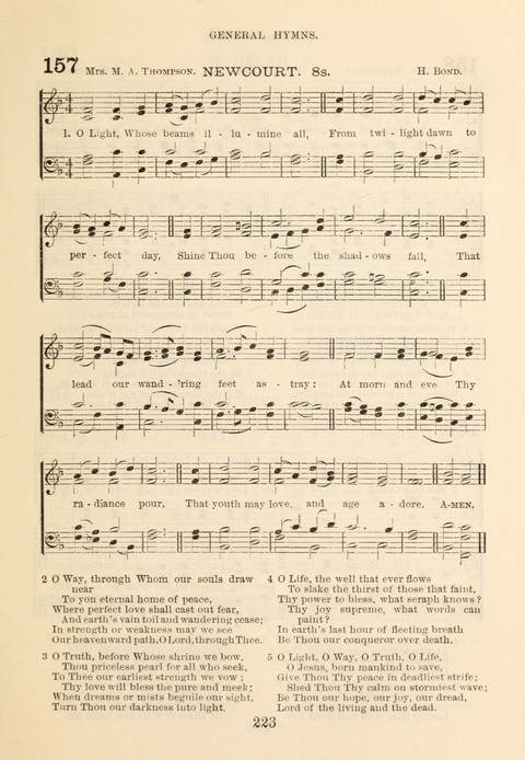 The Book of Praise for Sunday Schools: Selections from the Revised Prayer Book and Hymnal page 123