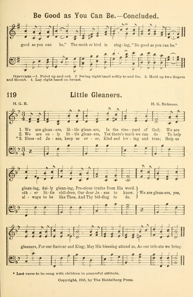Beginner and Primary Songs: for use in Sunday School and the Home page 102