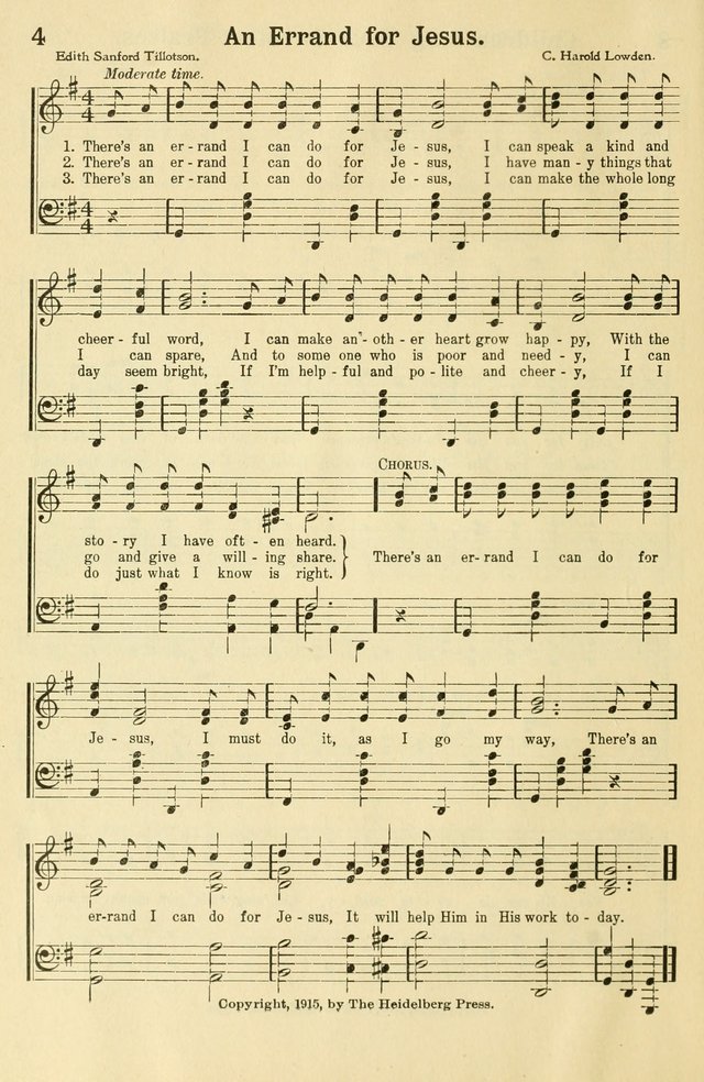 Beginner and Primary Songs: for use in Sunday School and the Home page 11