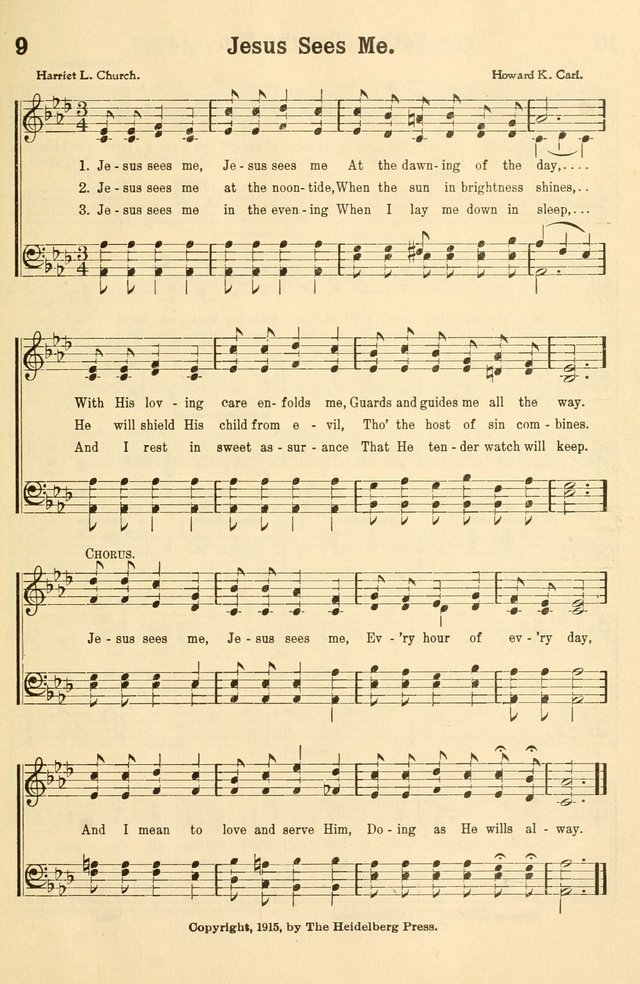 Beginner and Primary Songs: for use in Sunday School and the Home page 16
