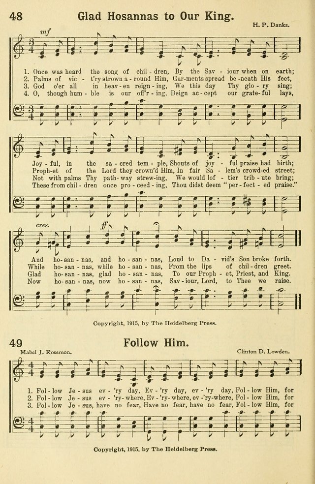 Beginner and Primary Songs: for use in Sunday School and the Home page 51