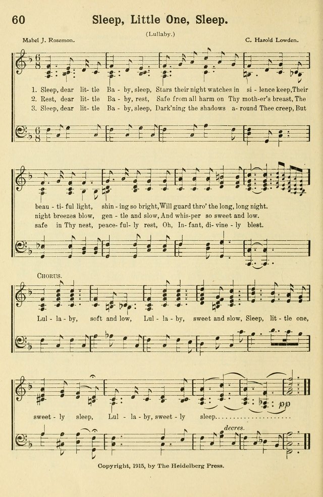 Beginner and Primary Songs: for use in Sunday School and the Home page 59