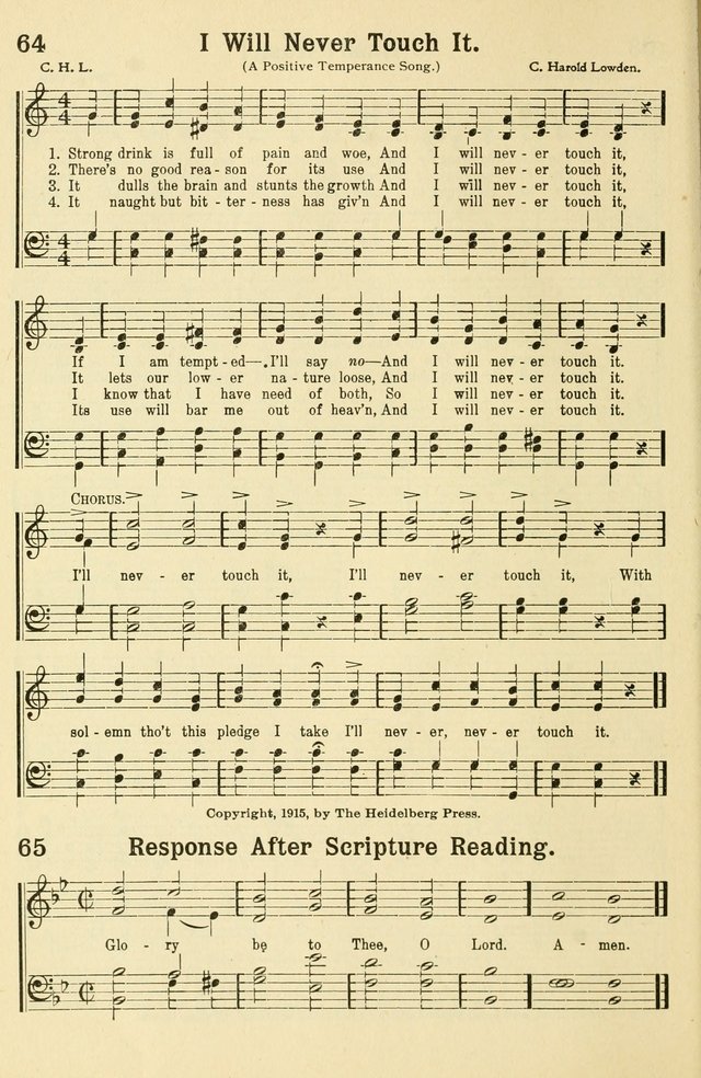 Beginner and Primary Songs: for use in Sunday School and the Home page 63