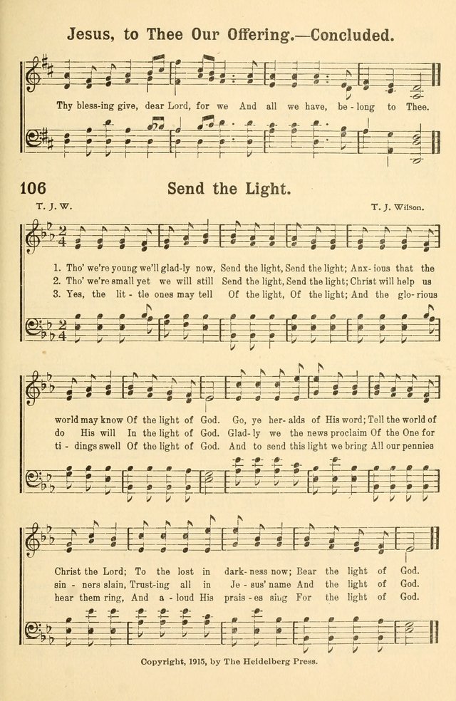Beginner and Primary Songs: for use in Sunday School and the Home page 92