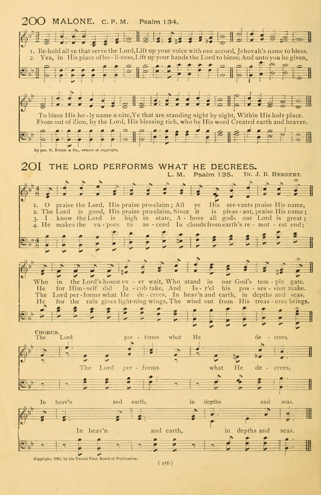 Bible Songs: consisting of selections from the Psalms set to music suitable for Sabbath Schools, prayer meetings, etc. page 156