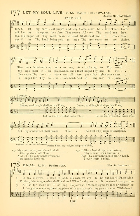 Bible Songs: consisting of selections from the Psalms set to music suitable for Sabbath Schools, prayer meetings, etc. page 122