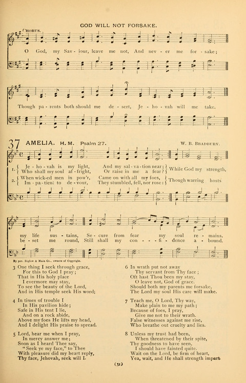 Bible Songs: consisting of selections from the Psalms set to music suitable for Sabbath Schools, prayer meetings, etc. page 27