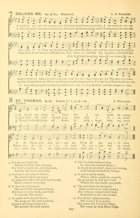 Bible Songs: consisting of selections from the Psalms set to music suitable for Sabbath Schools, prayer meetings, etc. page 6