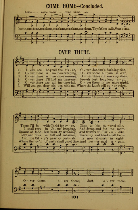Bible School Echoes, and Sacred Hymns page 101