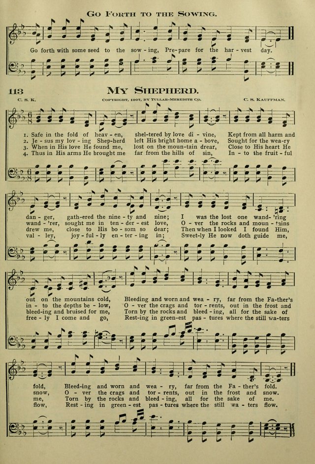 The Bible School Hymnal page 122