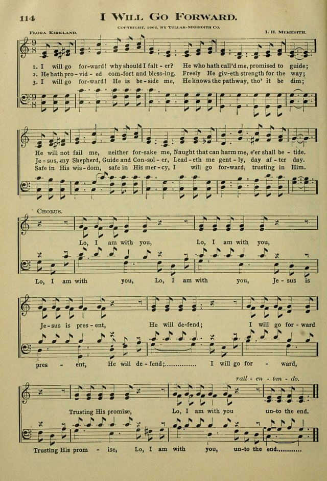 The Bible School Hymnal page 123