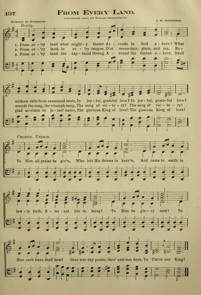 The Bible School Hymnal page 146