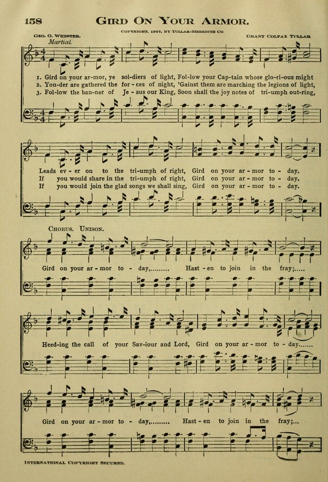 The Bible School Hymnal page 167