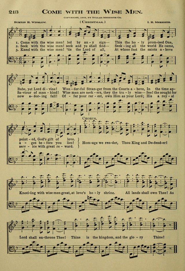 The Bible School Hymnal page 203